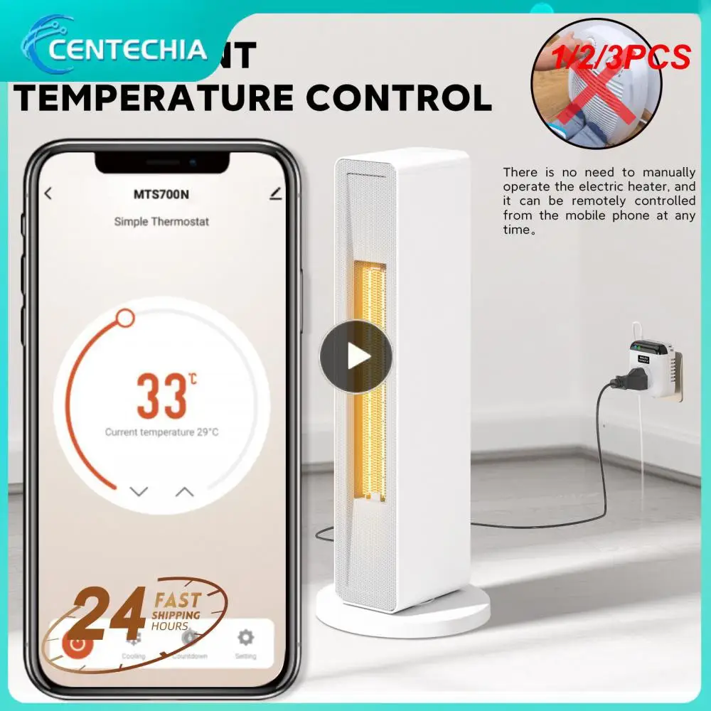 

1/2/3PCS Tuya Wifi Smart Temperature Controller Socket With Sensor Smart Thermostat Radiator/Heater/cooler/air Conditioner Alexa