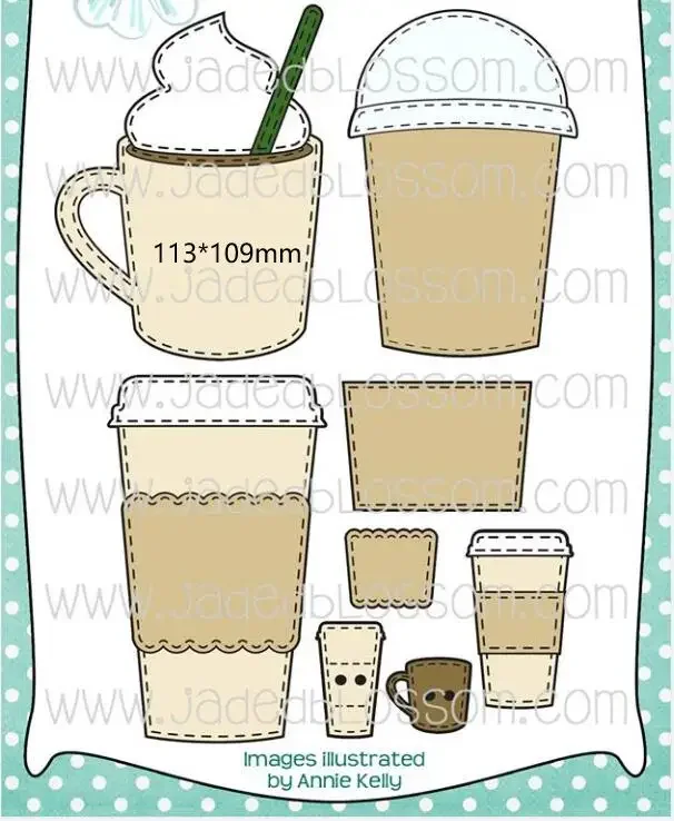 

Металлические Вырубные штампы, кофейные штампы, карточка, скрапбукинг, бумажный нож для рукоделия, форма, лезвие, дырокол, stencls