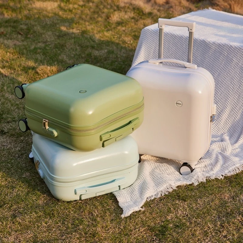 Универсальный чемодан на колесиках 18 дюймов дорожная сумка с открытым спереди