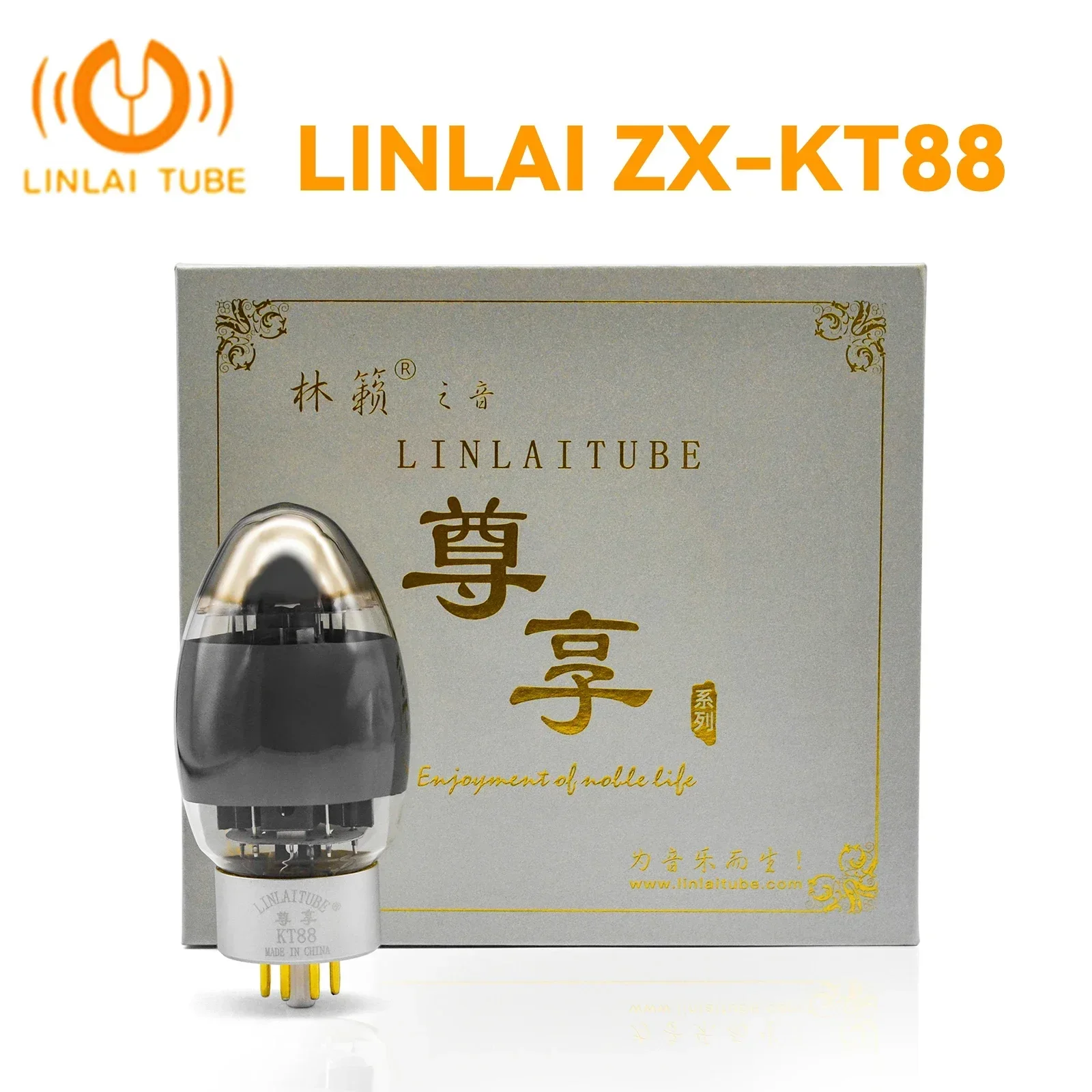 Фото LINLAI подлинный ZX-KT88 вакуумный клапан Hi-Fi электронная трубка для сопряжения класса аудиоусилитель замененное усиление мощности 10 Вт №3