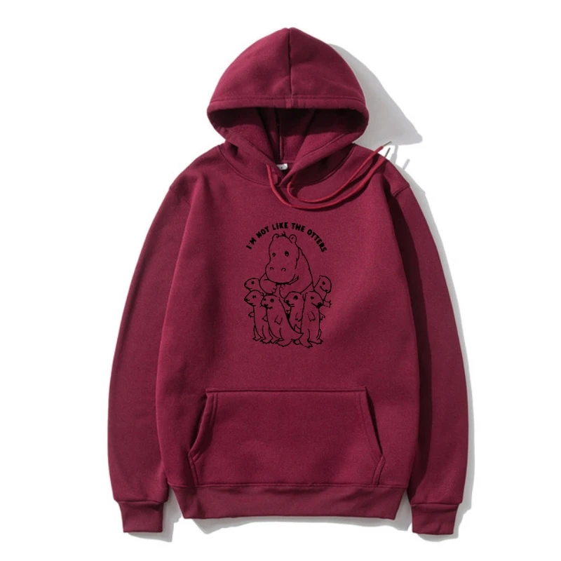 

No Like Otters Outerwear-Funny Humorous Novelty Sweatshirt-NEW-S-XXXL Hoodie