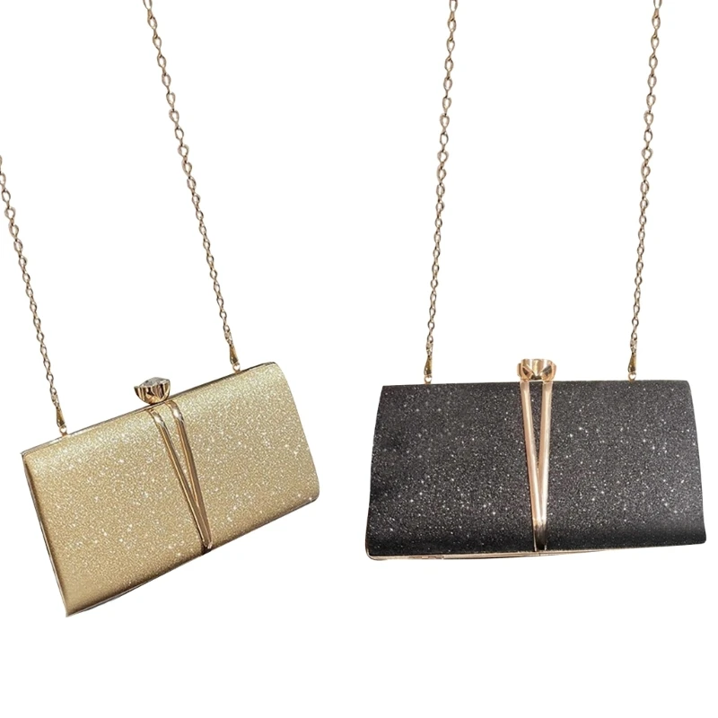 

Evening Bag Cocktail Party Handbag Glitter Wedding Purse Crossbody Bag for Women E74B