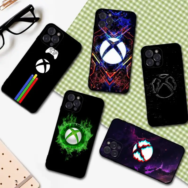 

Games-X-XBOX Phone Case For iPhone 14 13 12 Mini 11 Pro XS Max X XR SE 6 7 8 Plus Soft Silicone Cover