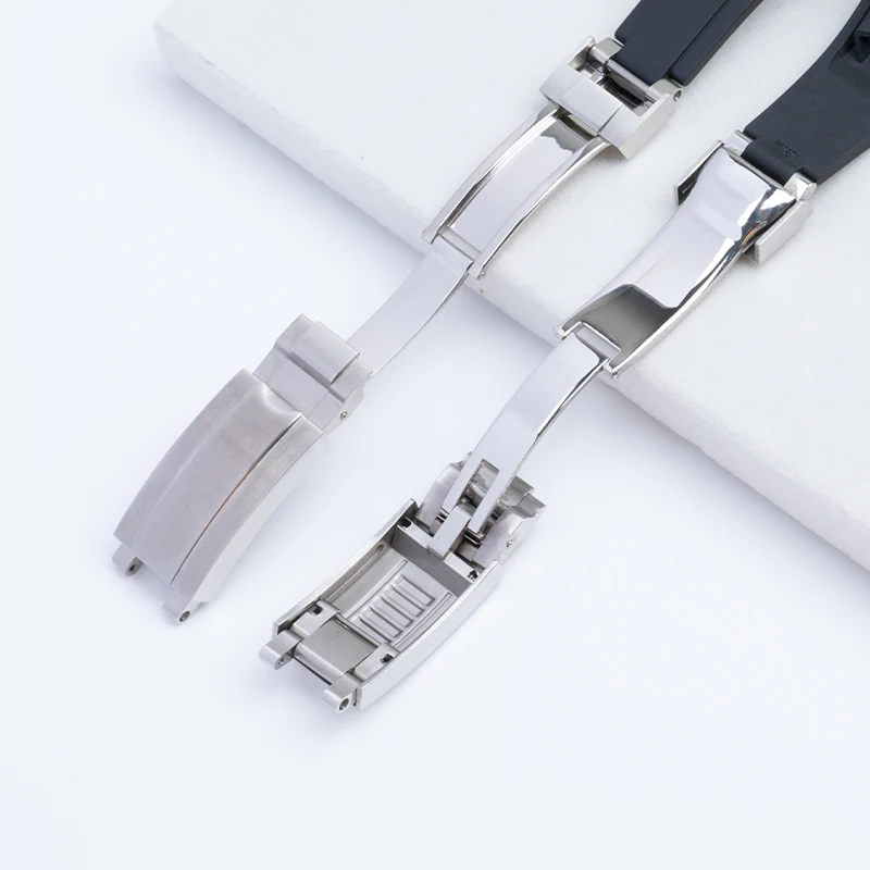 Ремешок резиновый для наручных часов мягкий браслет RX DAYTONA SUBMARINER GMT яхта-Master OYSTERFLEX