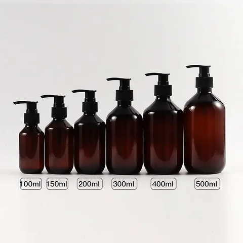Многоразовые бутылки для шампуня 100/150/200/300/400/500 мл