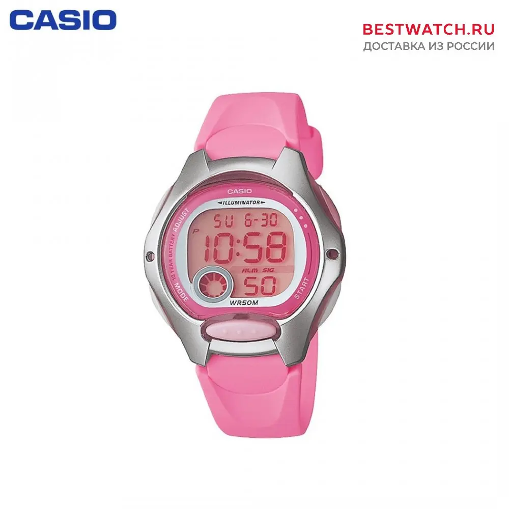 Наручные часы Casio LW-200-4B женские электронные на пластиковом ремешке |