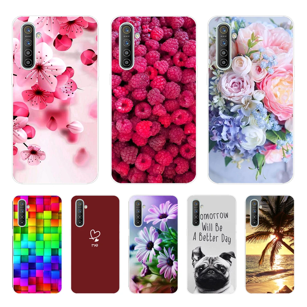 Чехол Realme XT чехол X2 задняя крышка на кошка из силикона ТПУ для OPPO мягкий
