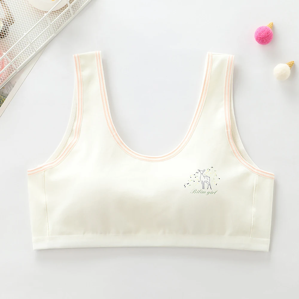 Бюстгальтер для девочек нижнее белье подростков тренировочный бюстгальтер