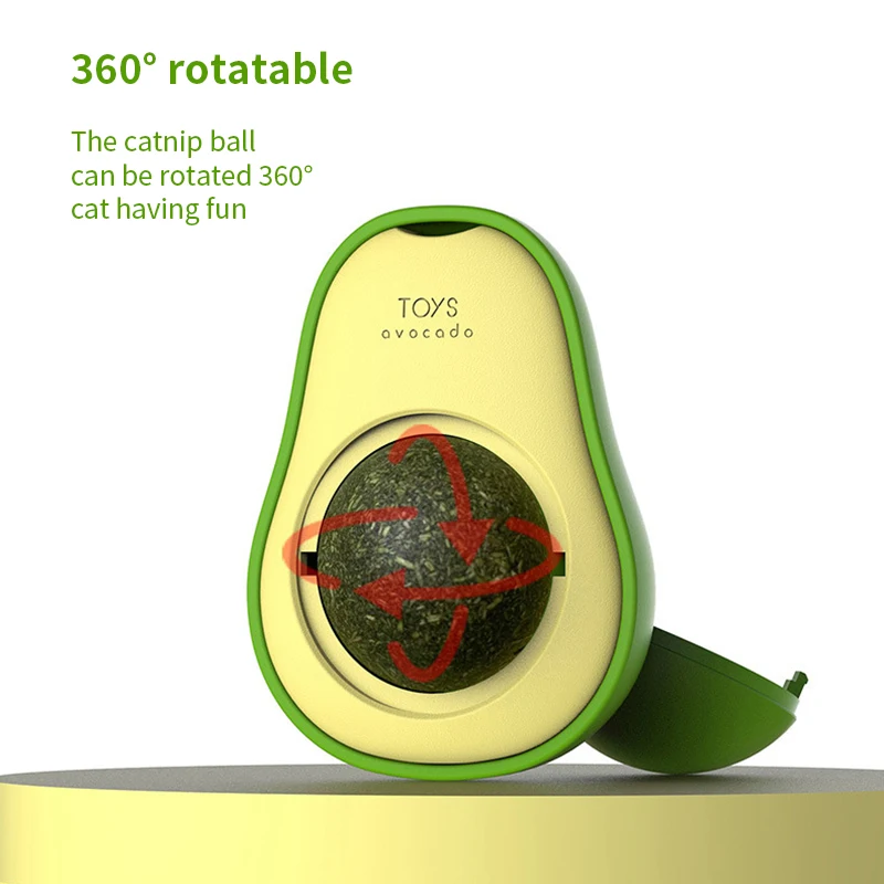 

Cat Licking Toy Natural Catnip Wall stickup avocado style insect Gall Fruit Cat Snacks clean intestinal cleansing tone Cat Grass