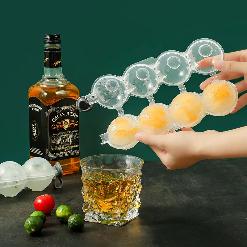

New Ice Hockey Ice Box Molds Sphere Round Ball Ice Cube Makers Bar Party Kitchen Whiskey Cocktail DIY Ice Cream Moulds Ice Mould