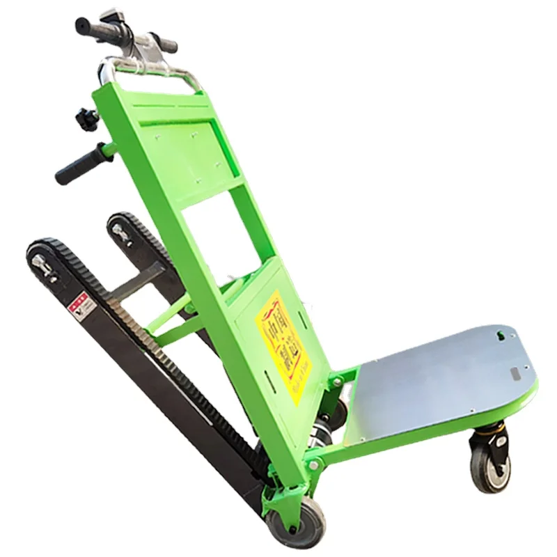 

120kg Electric Stair Climbing Car, Hand Trolley Climbing Cart Crawler-type Up And Down Stair Climber Folding Hand Trolley