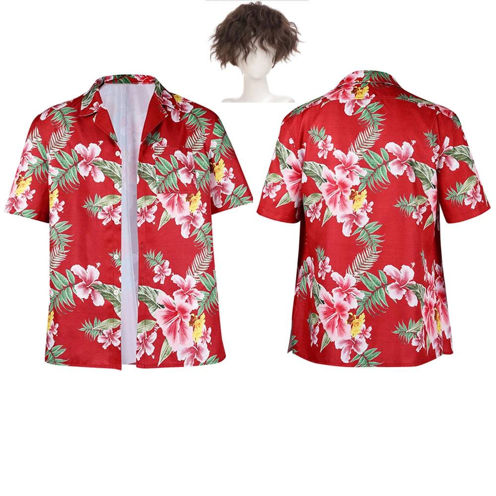 Игровой костюм для косплея Kasuga Ichiban маскировка пальто с красным принтом мужской