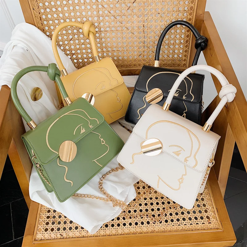 

2023 messenger bag Texture Versatile commuter bag Women's fashion handbag