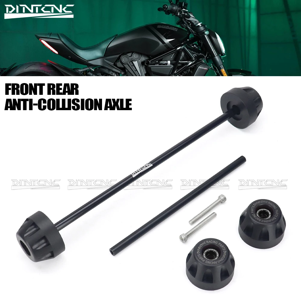 

Front Rear Axle For DUCATI DIAVEL 1260 XDIAVEL Motorcycle Wheel Protector 1200 1260S Anti-Fall Collision Slider Pad Accessories