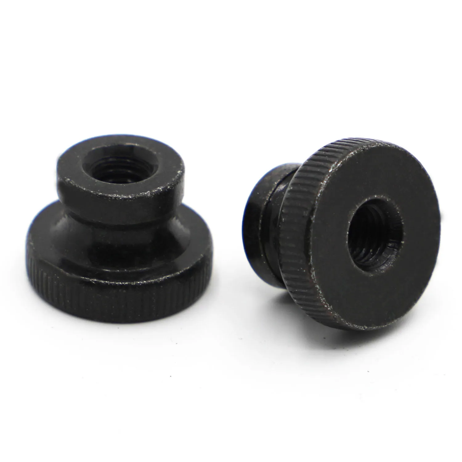 

M3 M4 M5 M6 M8 M10 Black Plated Knurled Thumb Nut Hand Tighten Nut 3D Printers Parts Curtain Wall DIN466 GB806