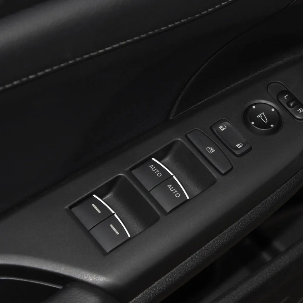 Daefar ABS хромированный автомобильный дверь окно подъемник кнопка наклейка для Honda