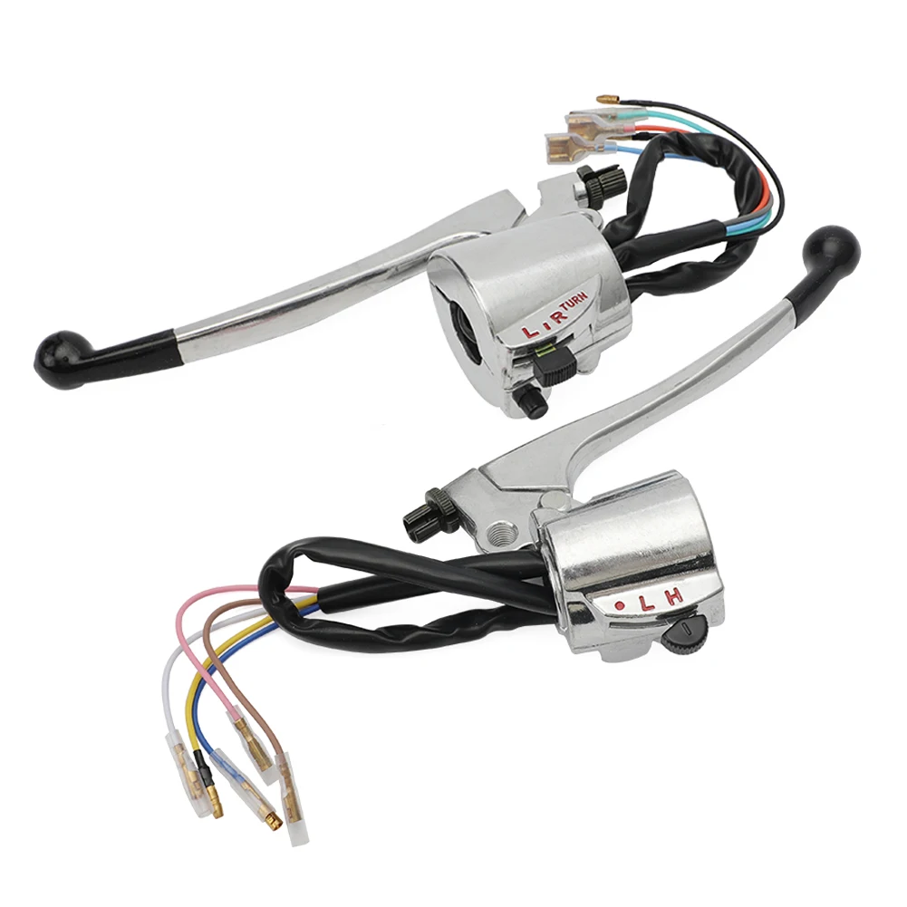 22mm Motorcycle Right and Left Handlebar Switch for Honda CG125 CB125 Zhujiang XF-CG125 Horn Turn Signal Electric Start - купить по