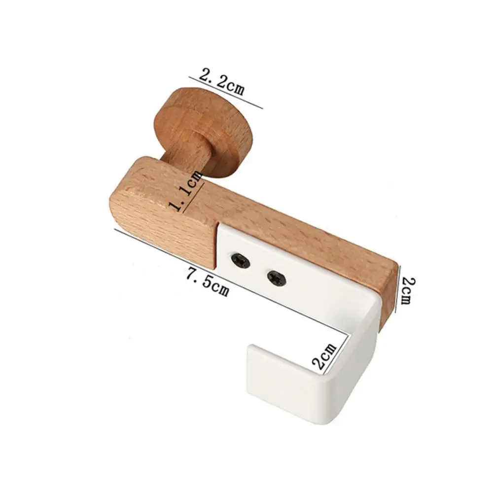 

Durable Door Back Hanging Holder Anti-deform Kitchen Cabinet Hook Nail-free And Punch-free Design Sturdy Structure Cabinet Hooks