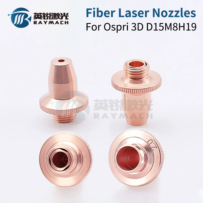 

Raymach Laser Nozzle Single Double Layer For Ospri 3D M8 H19 Fiber Laser Head Accessories Copper Cutting Nozzles Caliber 1.0mm