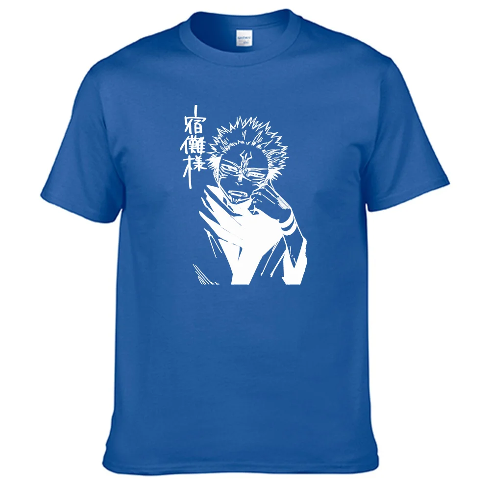 Мужская футболка в стиле Харадзюку унисекс с принтом ююютсу Kaisen Повседневная