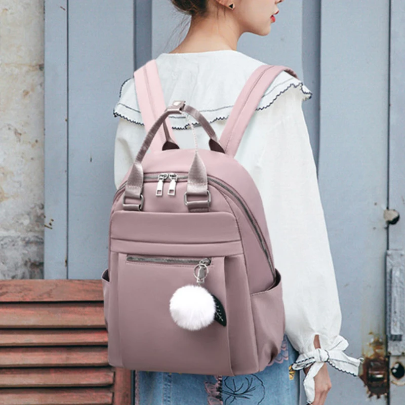 

Fashion Backpacks for Women Back Bag Female Travel Backpack Ladies Back Pack Waterproof Nylon Fabric Women Mochilas Para Mujer