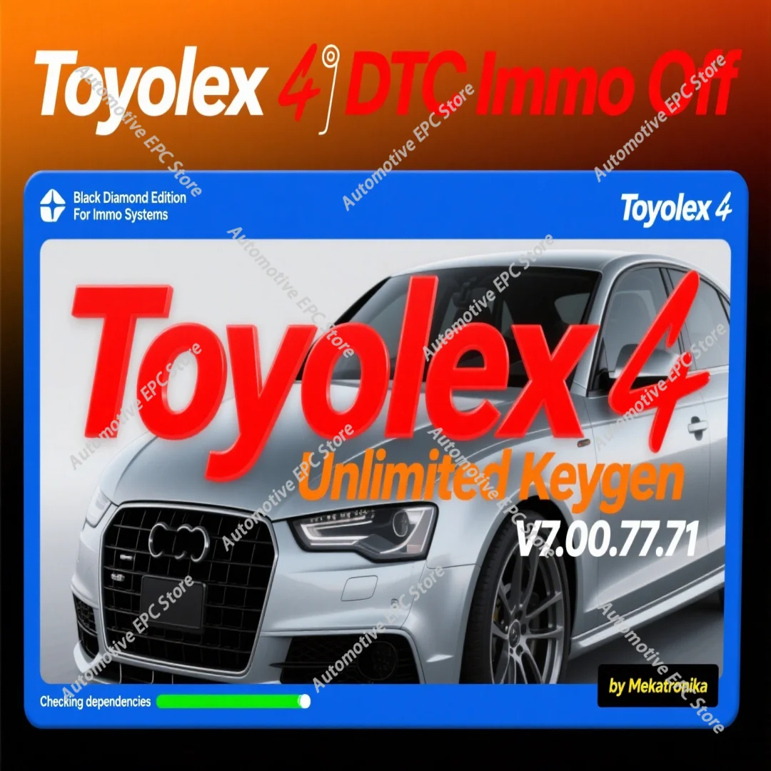 Фото 2026 Hot Toyolex 4/3 Toyolex4 Unlimited Keygen Lexus Denso Mascheramento DTC Disable Funziona для Kess Ktag ECU Tuning Toyolex3 №1