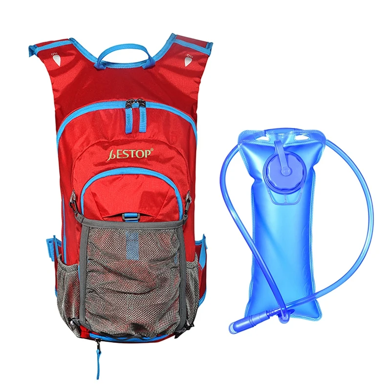 

AFISHTOUR Outdoor Sport Hydration Pack Water Backpack With 2L Water Bladder Running Hiking Climbing Rucksack Bladder Pack