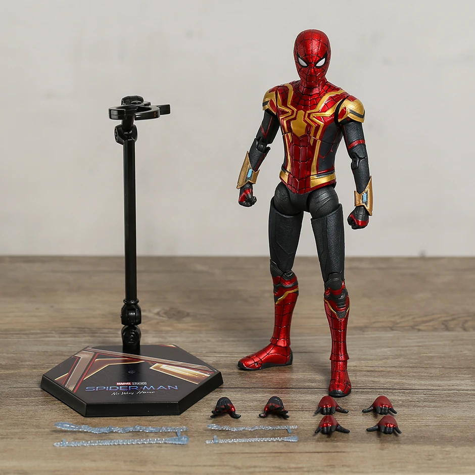 

ZD Marvel Spiderman No Way Home Integrated / Black & Gold Suit Action Figure Collectible Model Toy Gift Doll Figurine