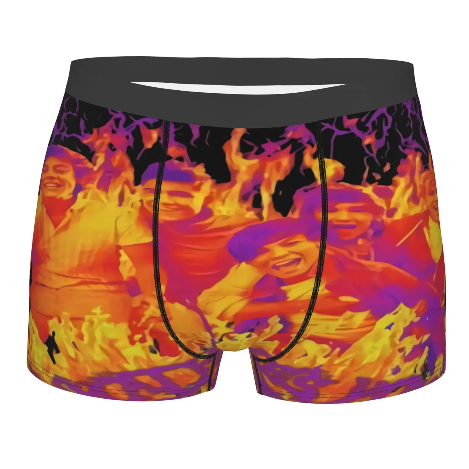 

Трусы-боксеры мужские из полиэстера, длинные дизайнерские шорты с направлением тяжелого металла, инфракрасные, лучший вариант для мужчин