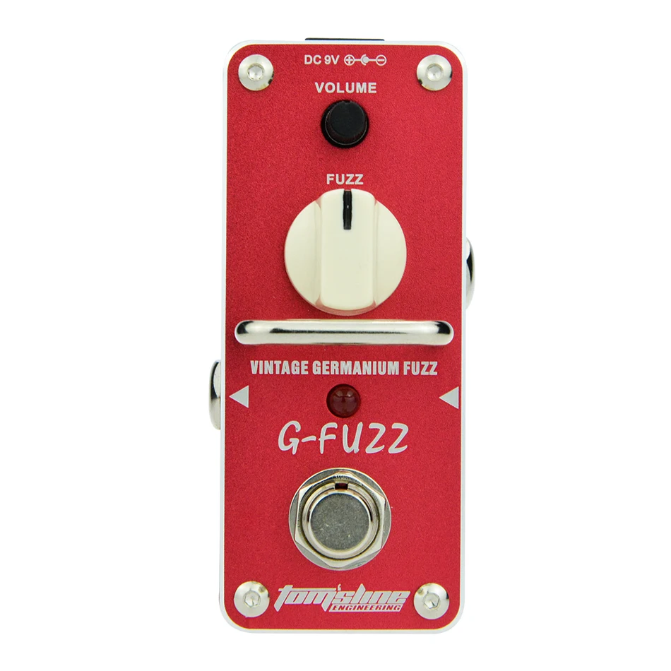 

AROMA Tom'sline AGF-3 G-FUZZ винтажная германиевая пузовая гитара, педаль с эффектами, мини аналоговая гитарная педаль с эффектом True Bypass