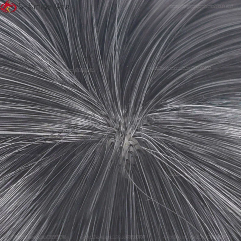 Аниме Puella Magi Madoka Magica Akemi Homura Косплей Парик 90 см Длинные Темно-Серые Крученые