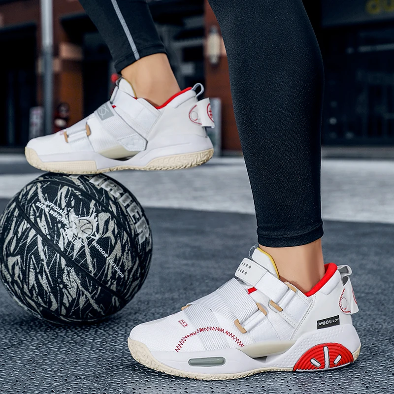 Brand Fashion Colorful Basketball Shoes Men 2022 Professional Men's Basketball Sneakers Shock absorption Women's Sport Shoes