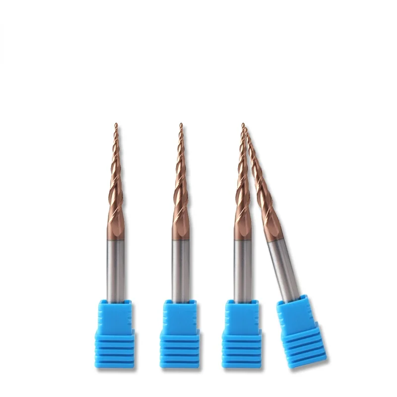 

1pc/set 3.175mm Taper Ball Nose End Mill Tungsten solid carbide Coated cone cnc milling cutter woodworking engraving bit