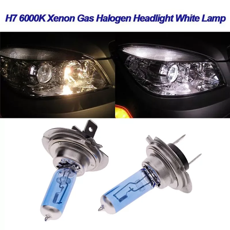 

2Pcs H7 12V 6000K 100W COB High Bright Ultra Long Life Gas Low Consumption Canbus Xenon Headlight White Car Light Lamp Bulbs