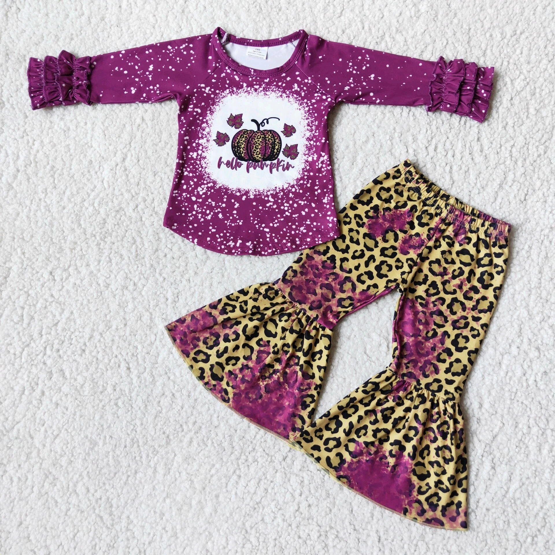 RTS футболка с коротким рукавом для маленьких девочек Miss Sassy рубашка коричневым