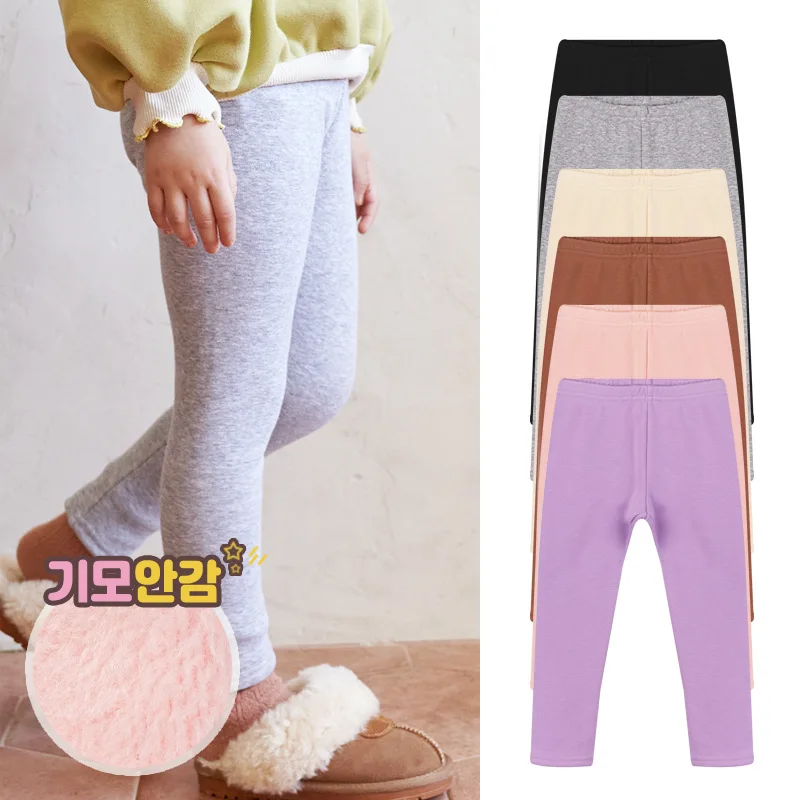 

Леггинсы для девочек, х/б, однотонные