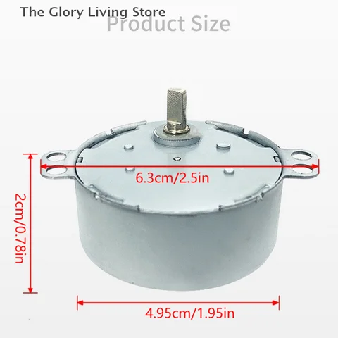 AC220V AC110V AC12V DC12V Инкубатор Turn Eggs Motor Оборудование для инкубации сельскохозяйственных животных Двигатель инкубатора
