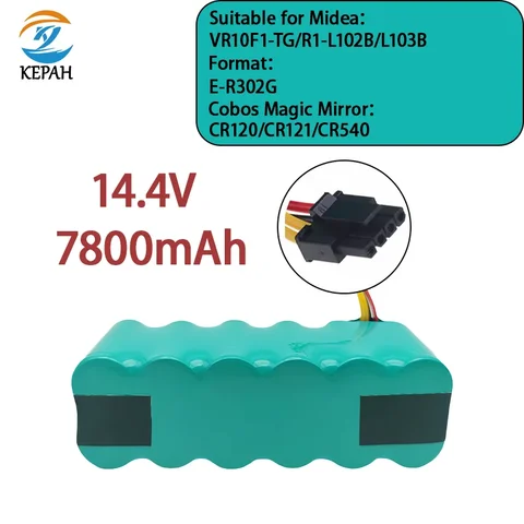 Аккумулятор для пылесоса Panda X500, Kitfort KT504, Haier T322, Dibea X580, Ecovacs Mirror CR120 5200/6500/7800/9800/12800 mAh