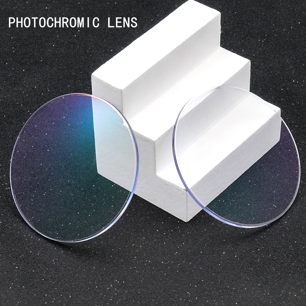 Фотохромные рецептурные Мультифокальные линзы Zeelool антибликовые голубого цвета