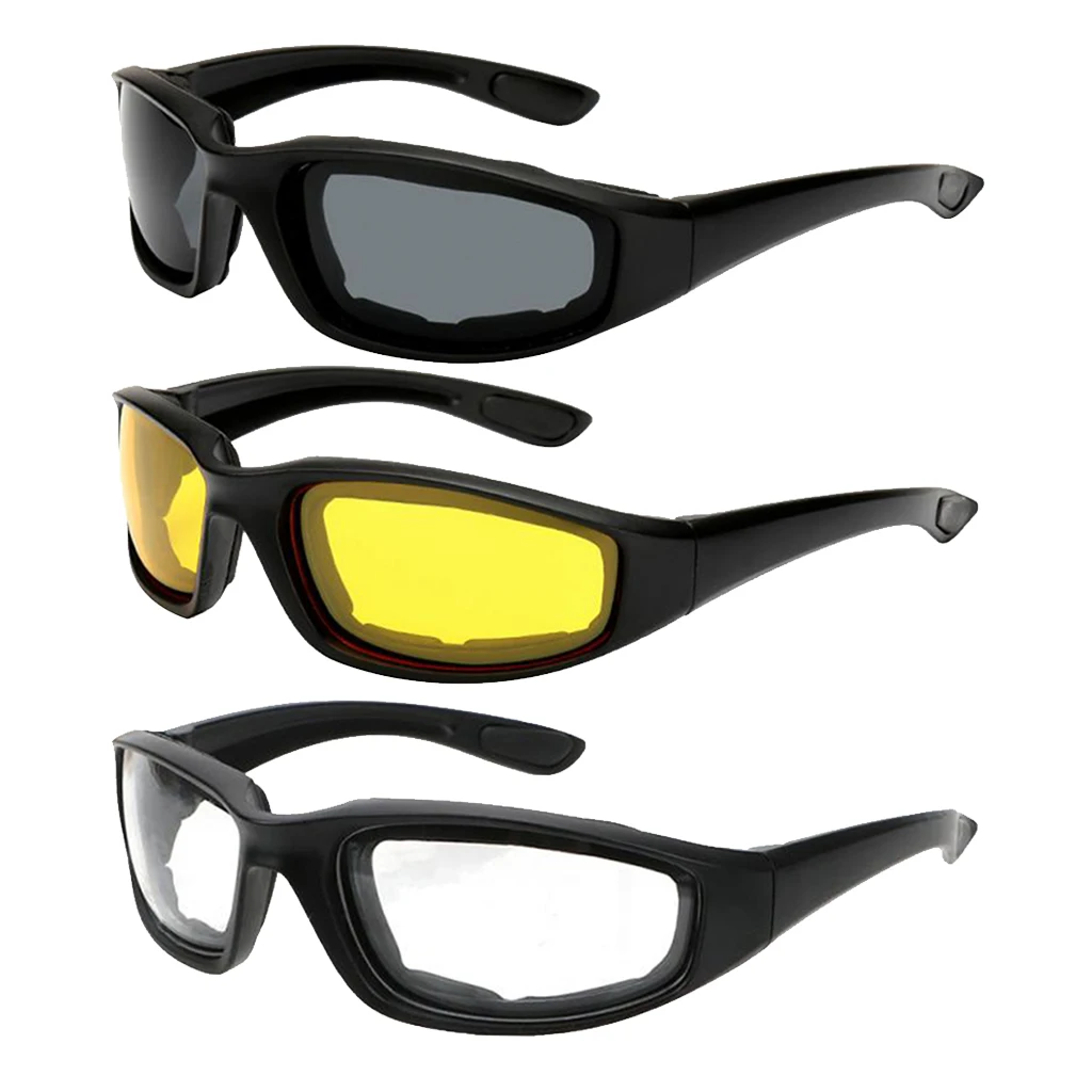 

Flexible Anti-Fog Saftey Glasses Unisex Adult UV400 for Outdoor Sports Safety Motocross Dust Glasses Windproof Biker Goggles