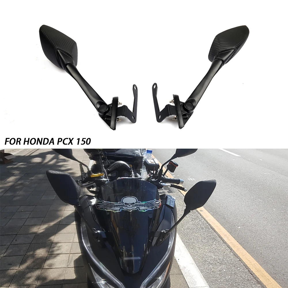 

Modified Motorcycle PCX windshield bracket fix front Stand Holder brackets rear view mirror for honda PCX150 PCX125 2018 2019