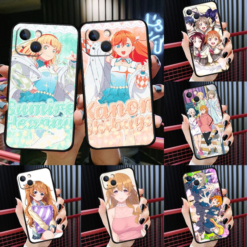 Любовь живет, суперзвезда Лиэлла, чехол для телефона Anime для iPhone 12 13 Mini SE 2020 6S 7 8 Plus X XR XS 11 14 Pro Max задняя крышка оболочка.