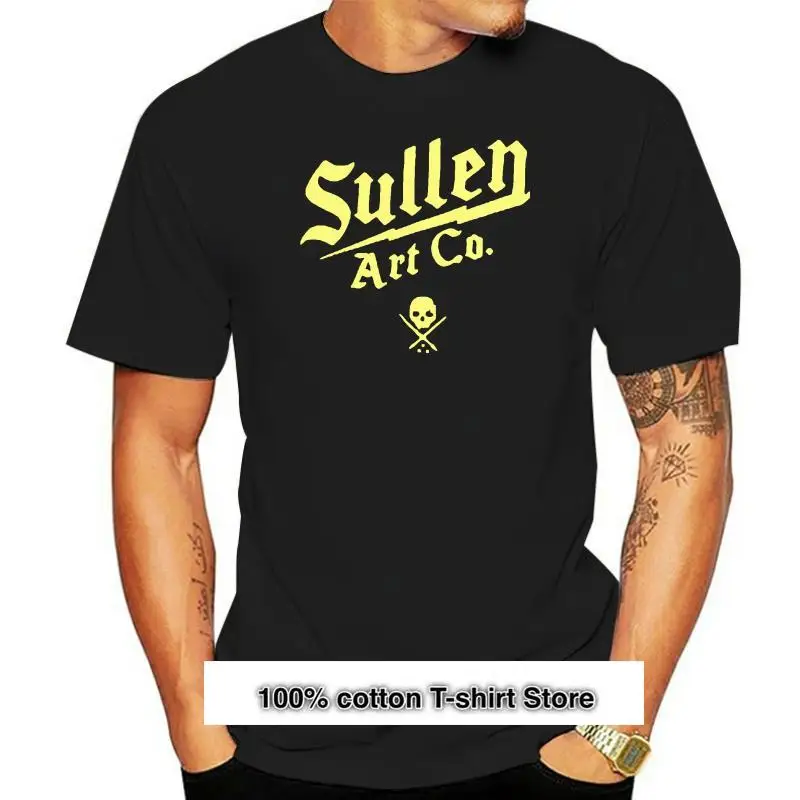 

Sullen-Camiseta de Rap для мужчин, одежда для татуировки, цвет черный