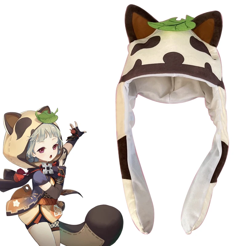 

Game Genshin Impact Klee Nilou Sayu Hat Cosplay Plush Cap Cartoon Ear Beat Bounce Cap Costume Accessories Halloween Props