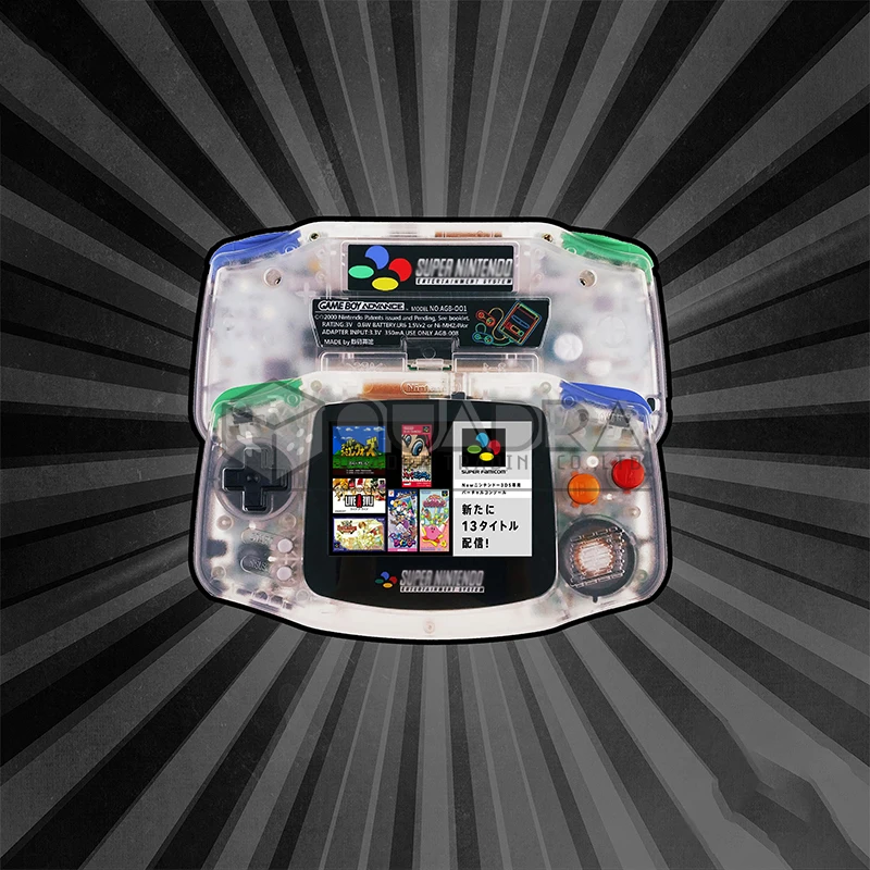 

Original Motherboard Refurbished Retro Transparent Hightlight Mini Games Player Console For Gameboy Advance For GBA