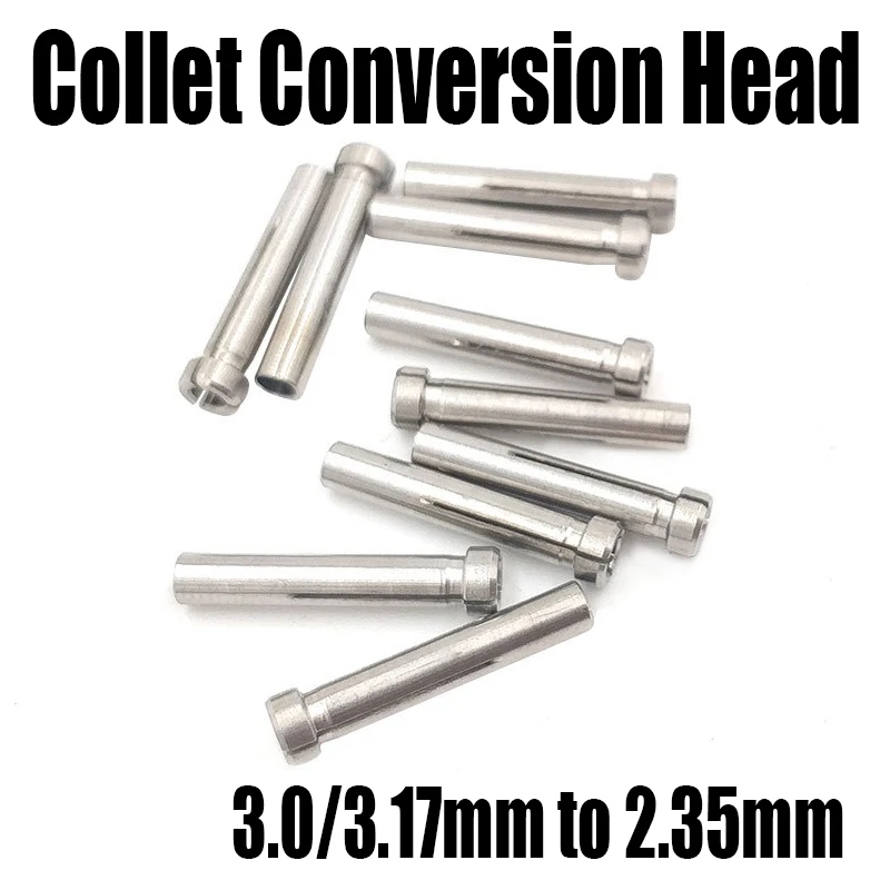 

1PCS 3.0/3.17mm To 2.35mm Collet Conversion Head Adapter For 204 Electronic Machine/Engraving Machine/Tooth Machine