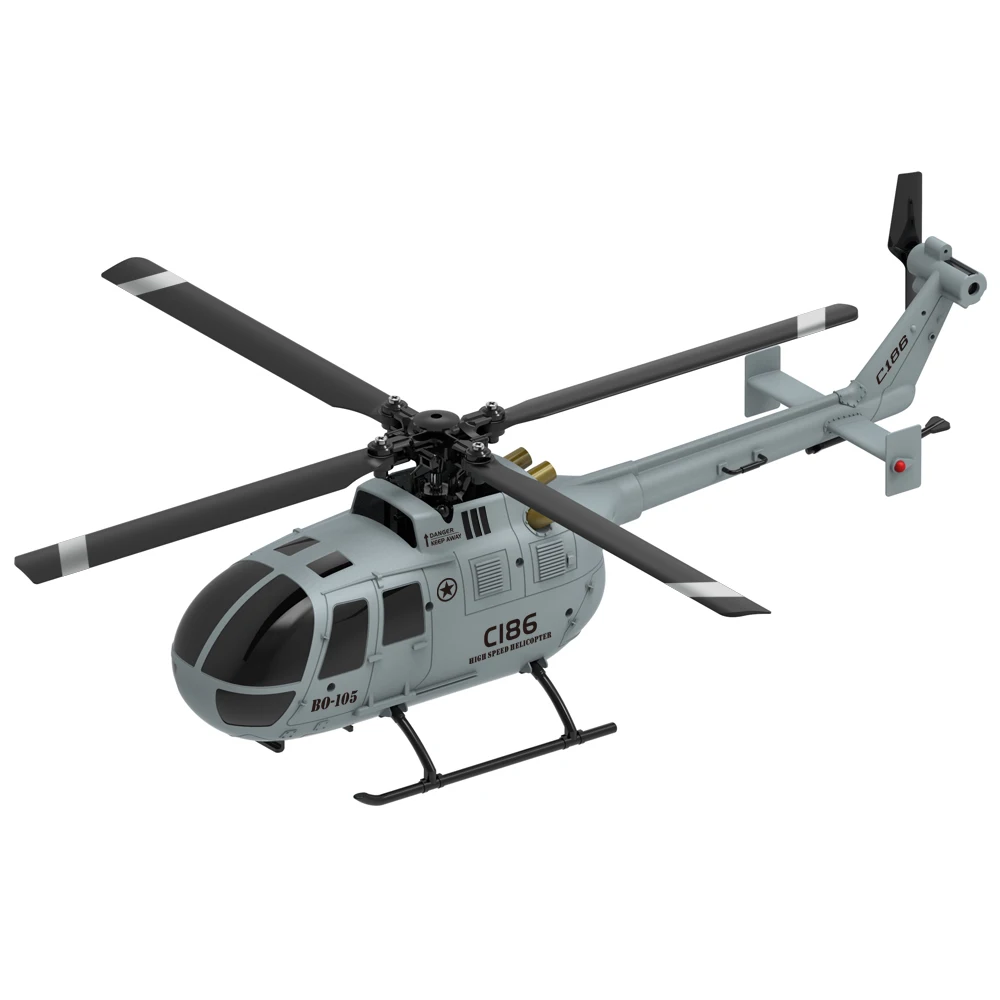 

Вертолет C186 2,4G на радиоуправлении, 4 пропеллера, 6-осевой электронный гироскоп, беспилотная имитация боевого самолета, детские игрушки с защ...