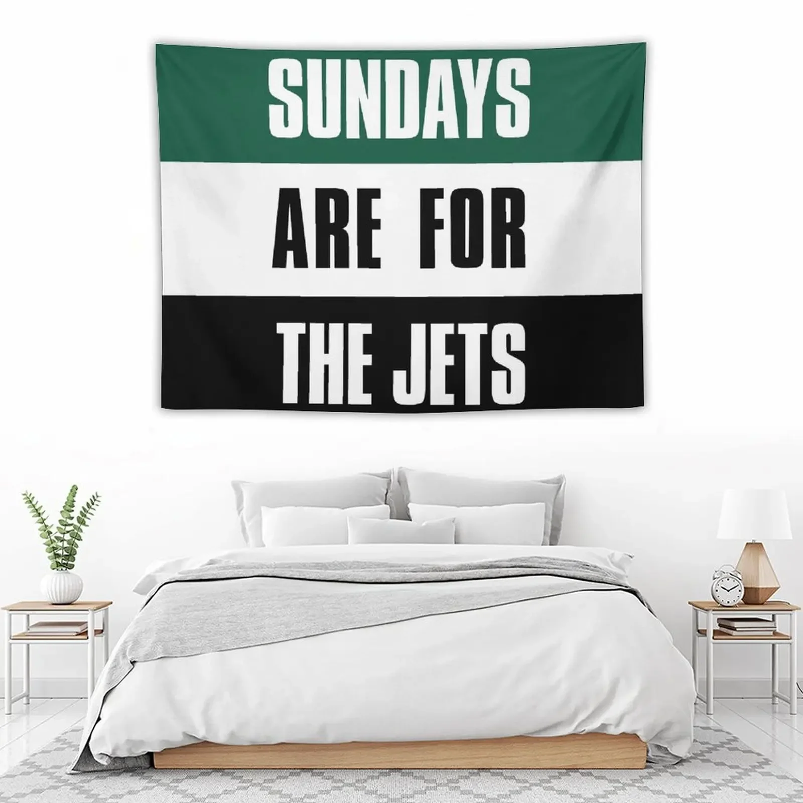 Sundays are for The Jets гобелен для фанатов футбола Нью-Йорка украшение спальни дома