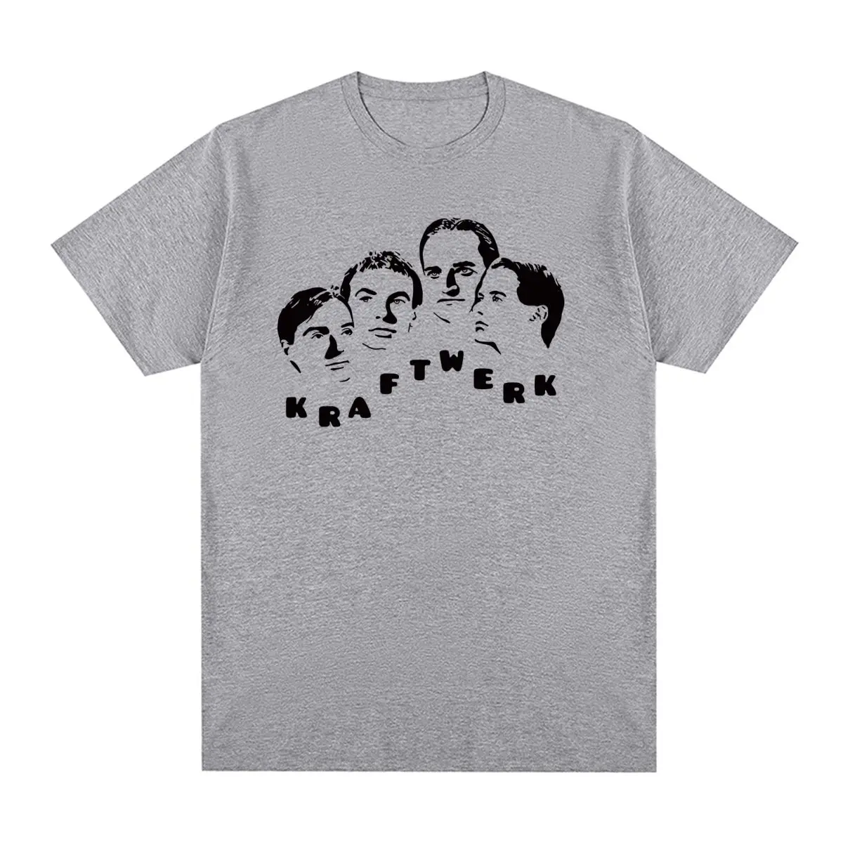 

Kraftwerk T-shirt Electronic Krautrock Neu! Cotton Pop Men T shirt New Tee Tshirt Womens Tops