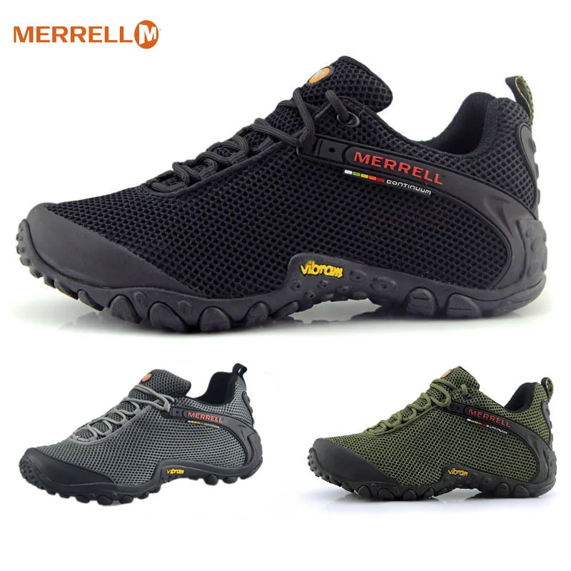 Merrell Classic Men and Women Breathable Camping Outdoor Sport Mesh Hiking Aqua Shoes Unisex Mountaineer Climbing Soft Sneakers